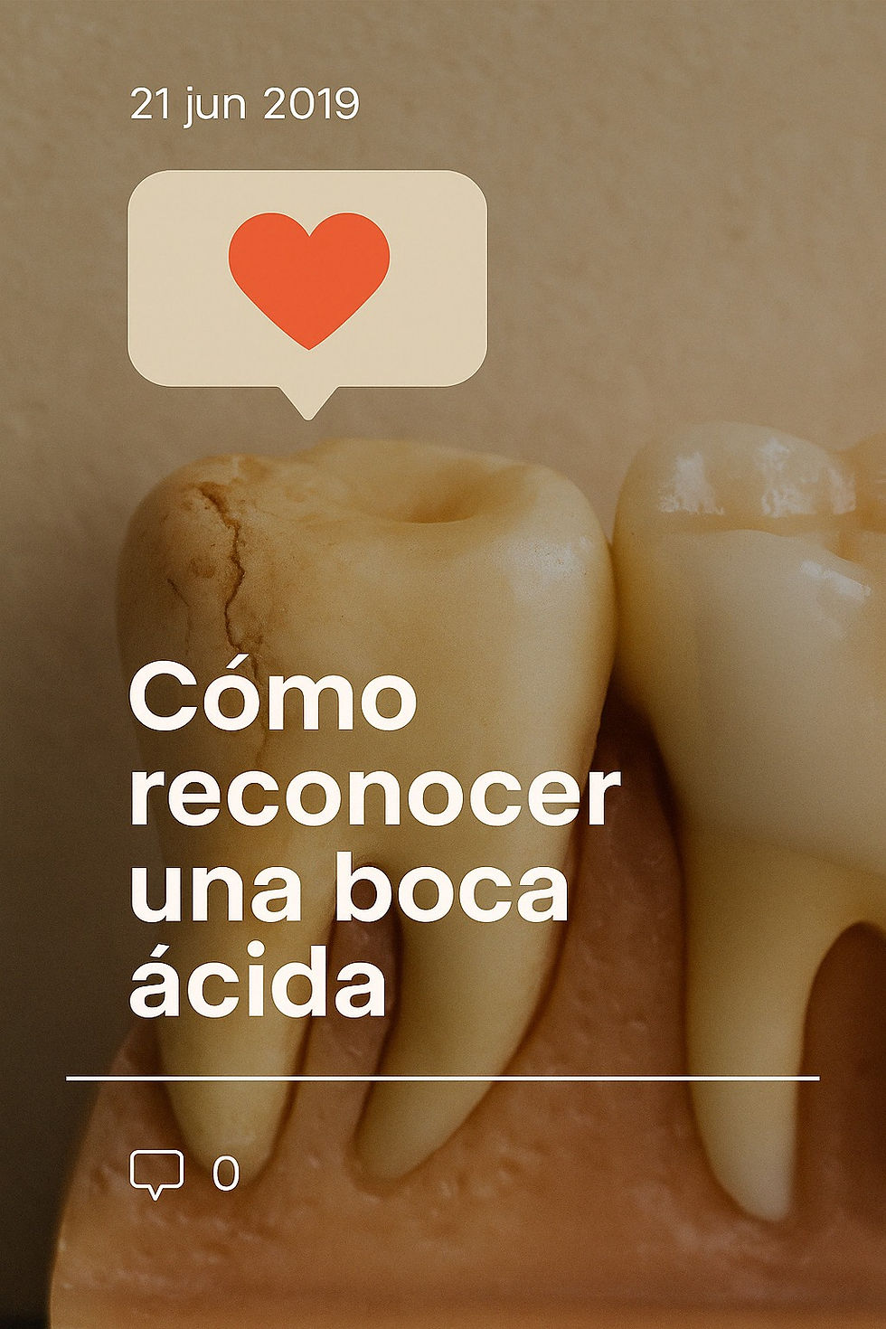 ¿Cómo reconocer una boca ácida?