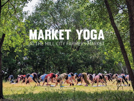 Mill City Farmers Market Yoga in June