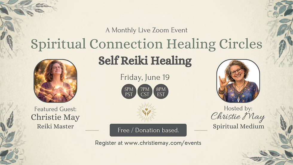 Spiritual Connection Healing Circle - Self Reiki Healing
