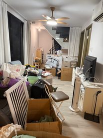 搬屋拆箱過程 | 客廳雜物整理 | 西貢蠔涌新村 | Space Up