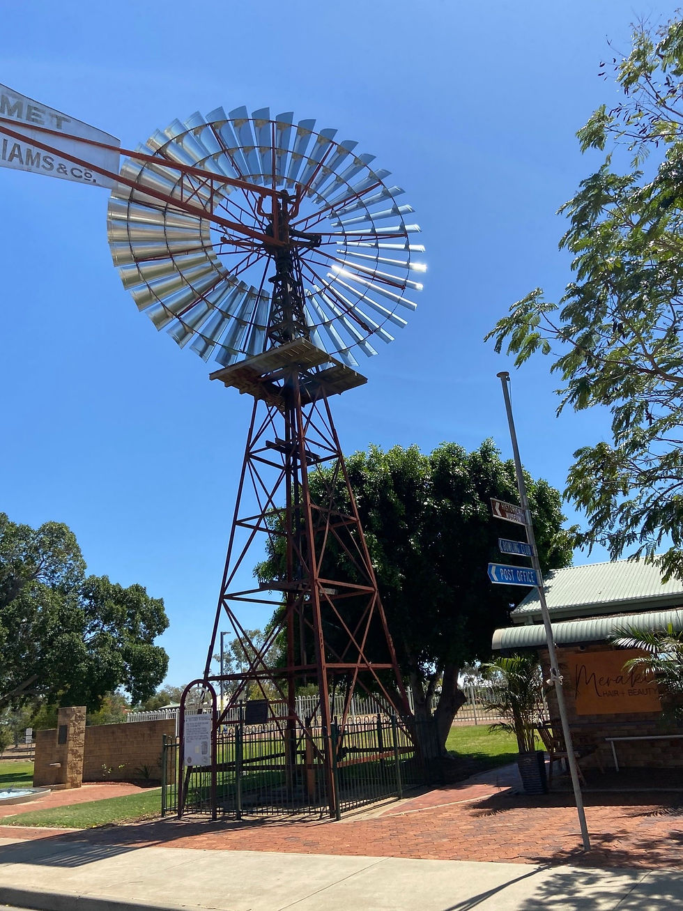 Windmill in Barcaldine Queensland