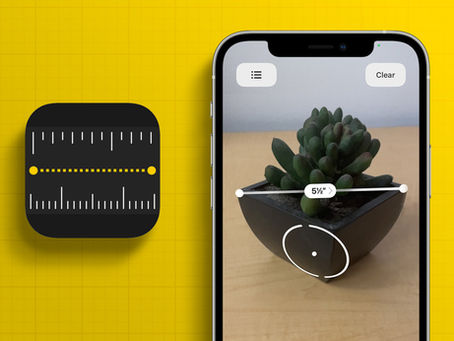 Tip#3 Forgot your measuring tape? No worries, it's on your Phone!