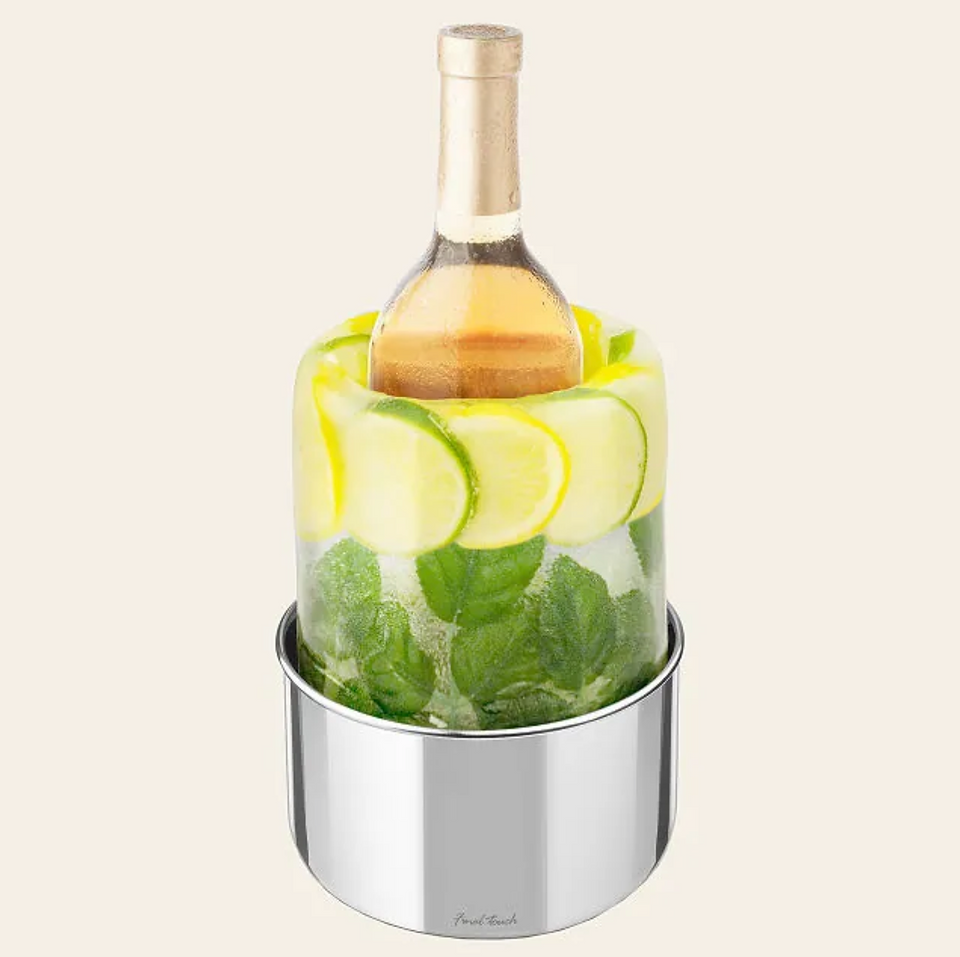 Artful Ice Mold Bottle Chiller
