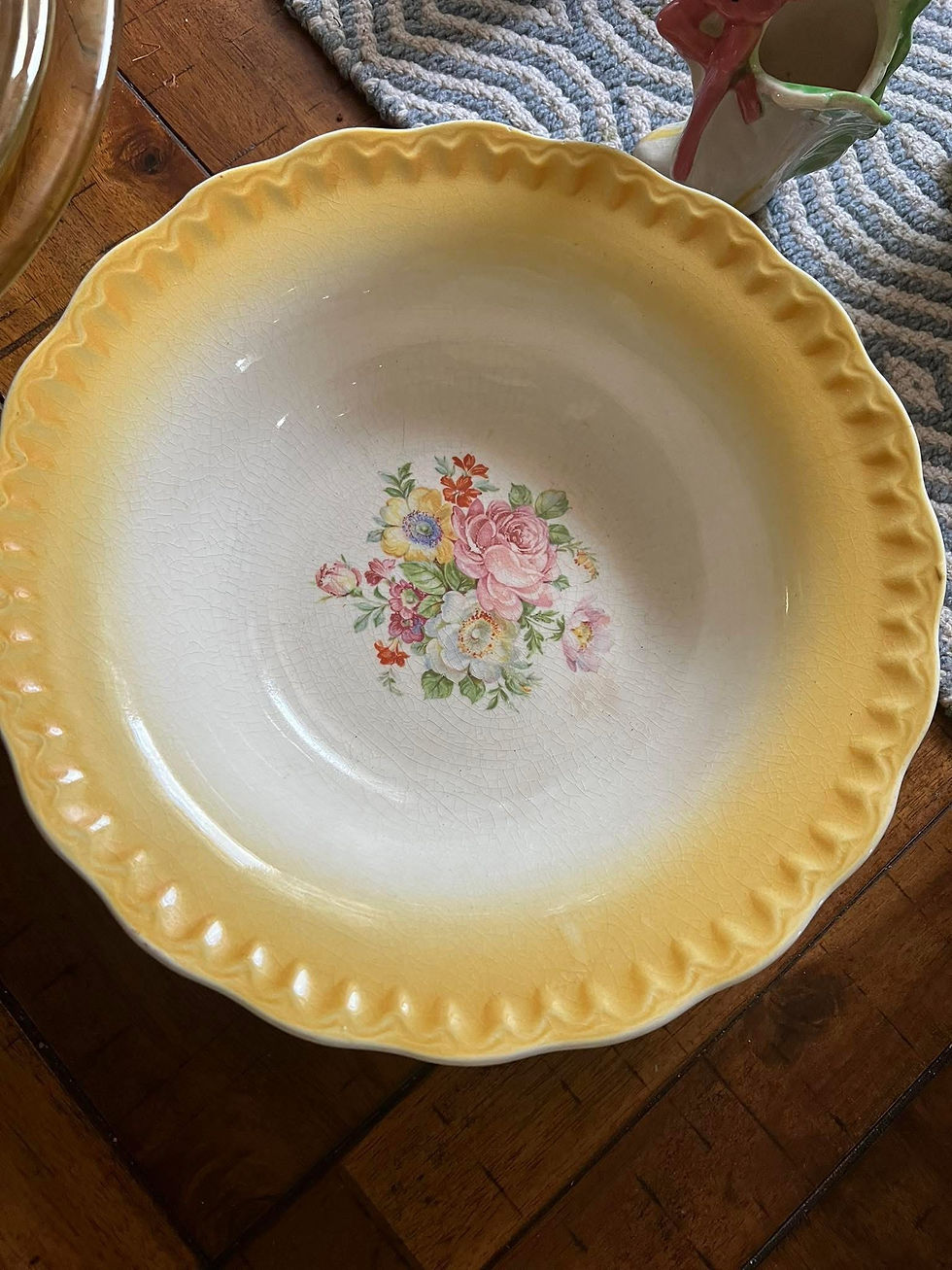 Homer Laughlin Virginia Rose Serv Bo