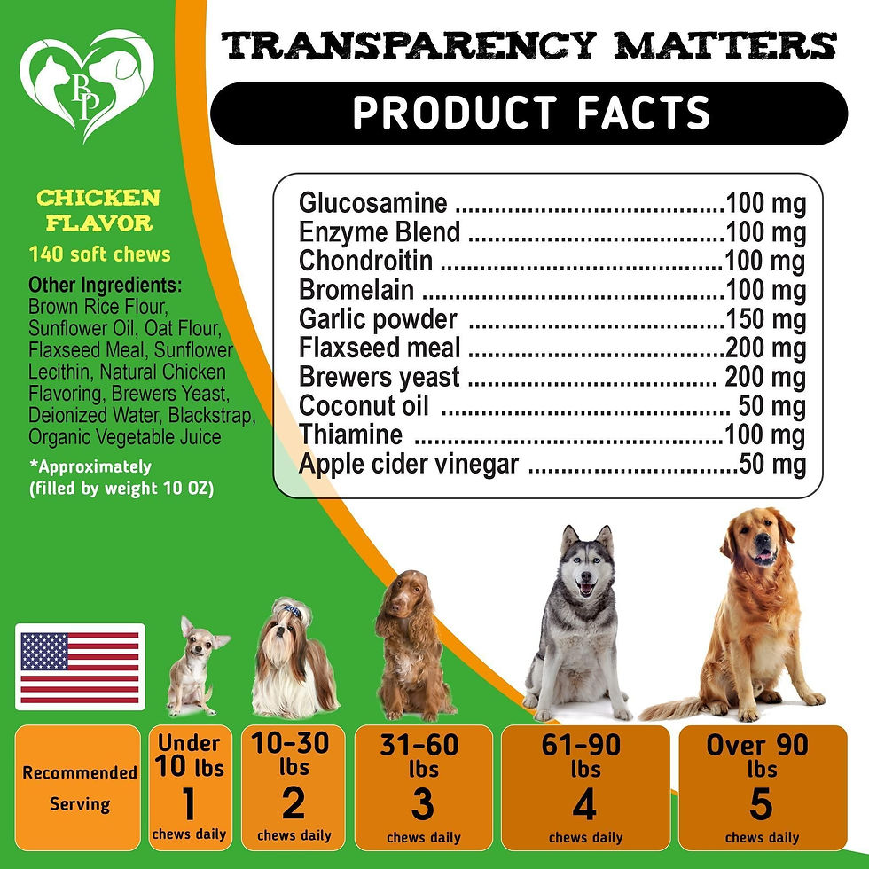 Thumbnail: Insects Prevention Chewable Pills for Dogs Natural Pest Control for Pets Dogs