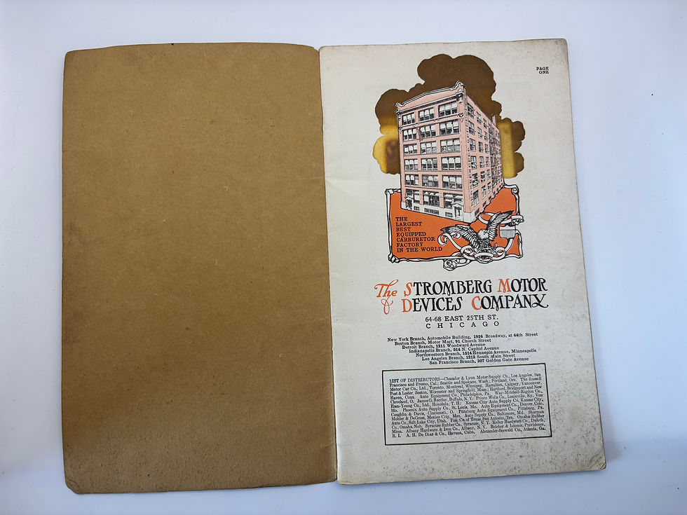 Thumbnail: Stromberg Carburettor sales booklet