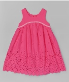 Thumbnail: Pink Eyelet Dress -R