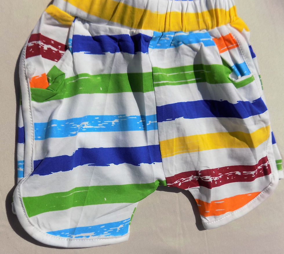 Thumbnail: Colored Stripes Short Set - R
