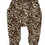 Thumbnail: Brown & Tan Leopard Harem Pants -R
