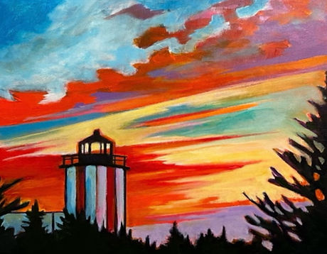 Point Prim lighthouse in Digby, Nova Scotia