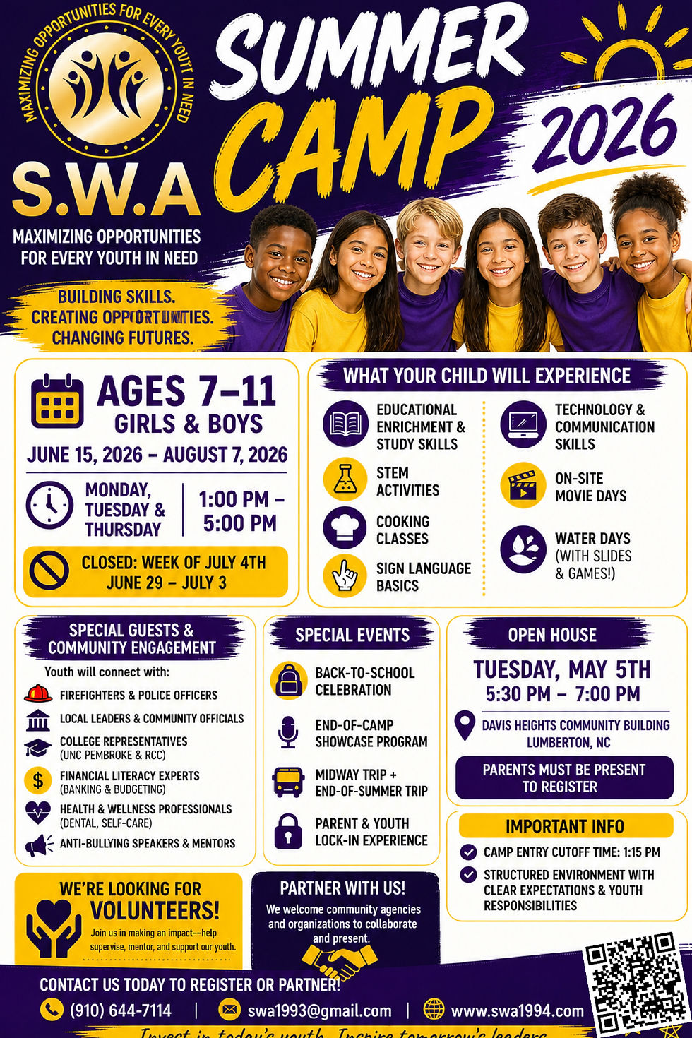 SWA Youth Summer Camp