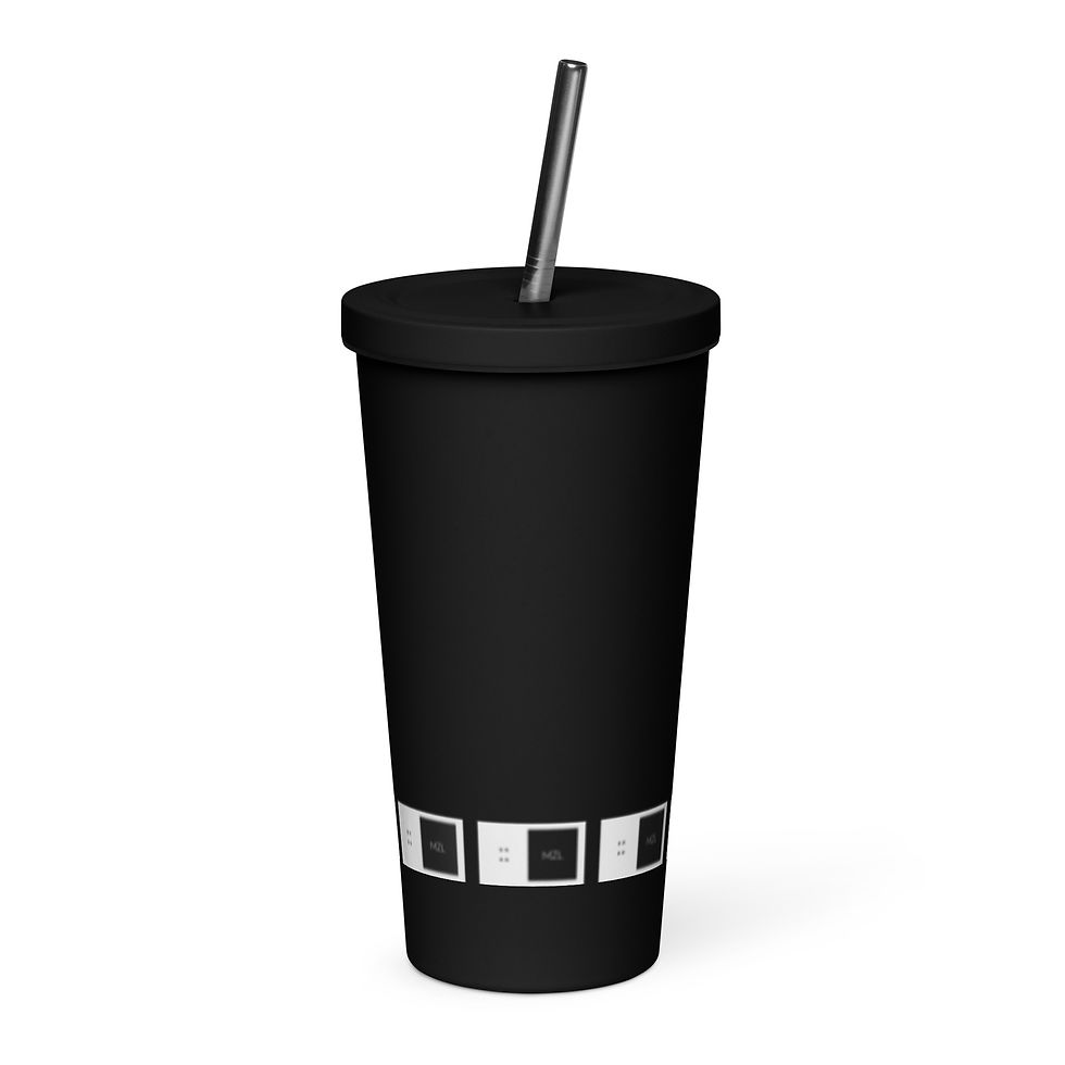 Thumbnail: MZL :: Insulated Tumbler w/ a Straw Wrap Logo