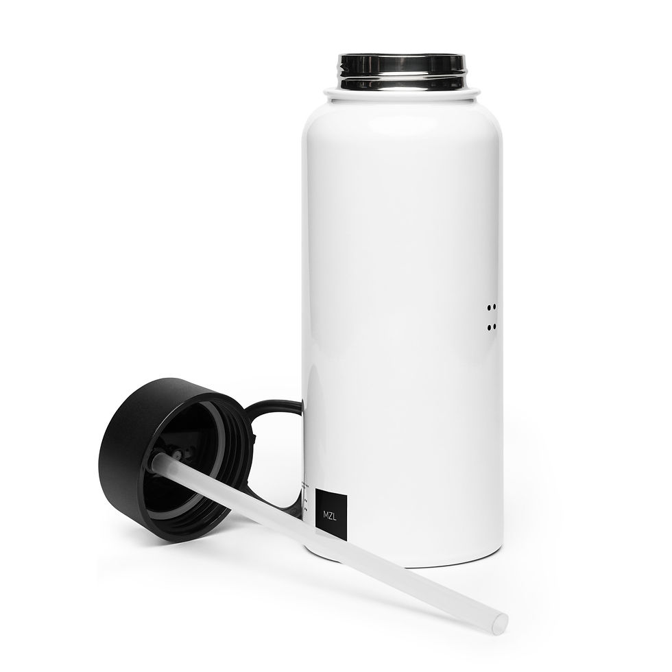 Thumbnail: MZL NC :: AP Stainless Steel Water Bottle w/ Straw Lid