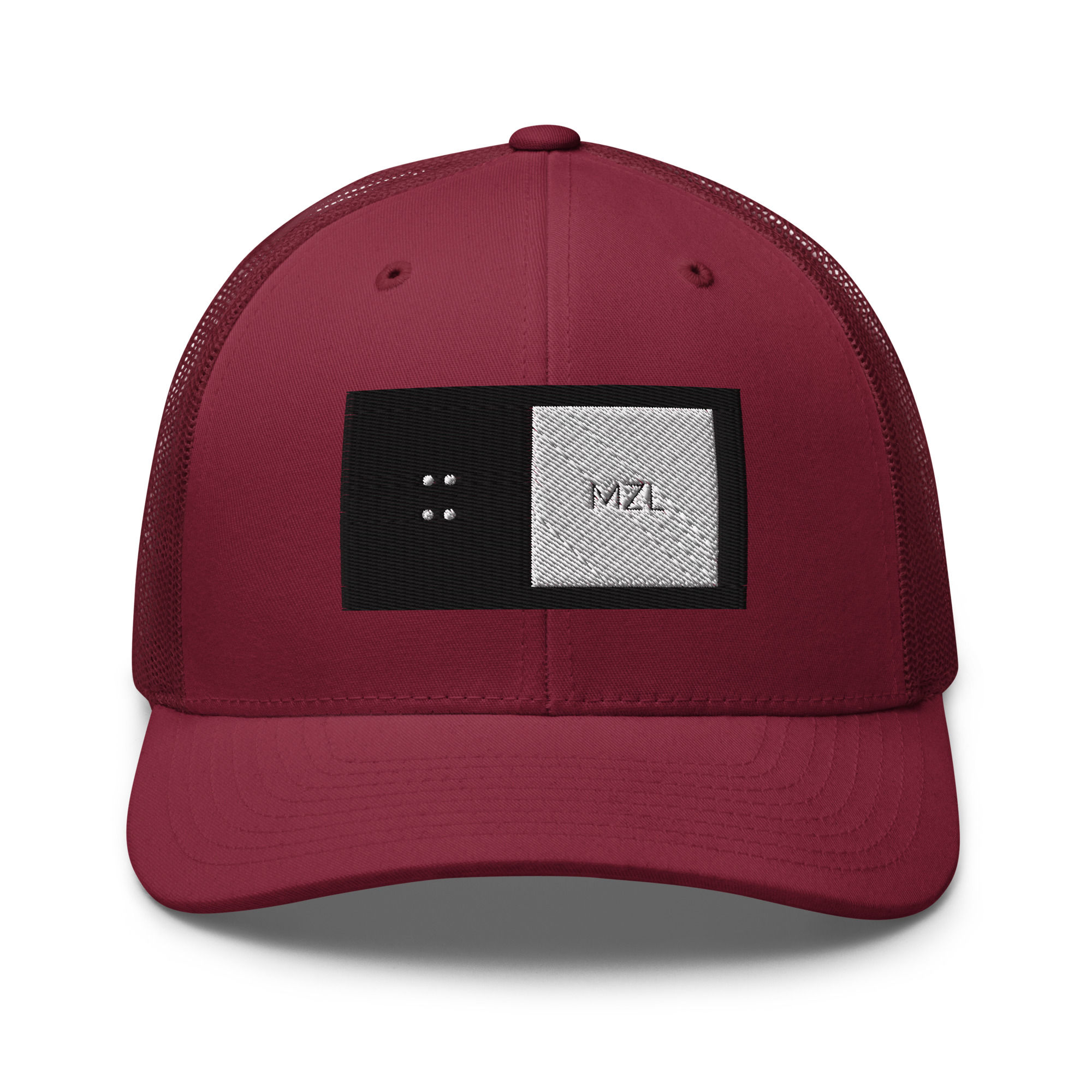 MZL :: Embroidered Inverted Retro Trucker Cap
