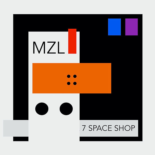 MZL 7 Space Shop Creative Logo
