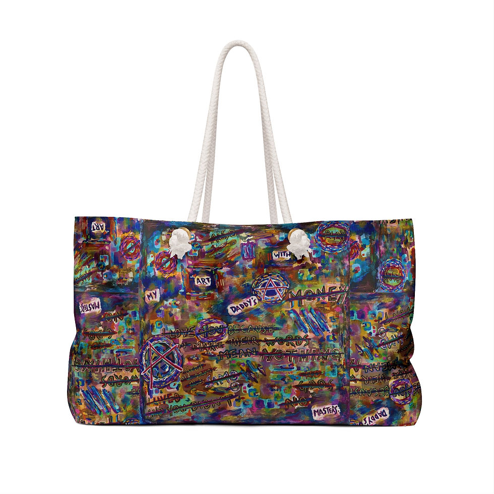 Thumbnail: MZL :: STC x JMB My Art With Daddy's Money Weekender Bag