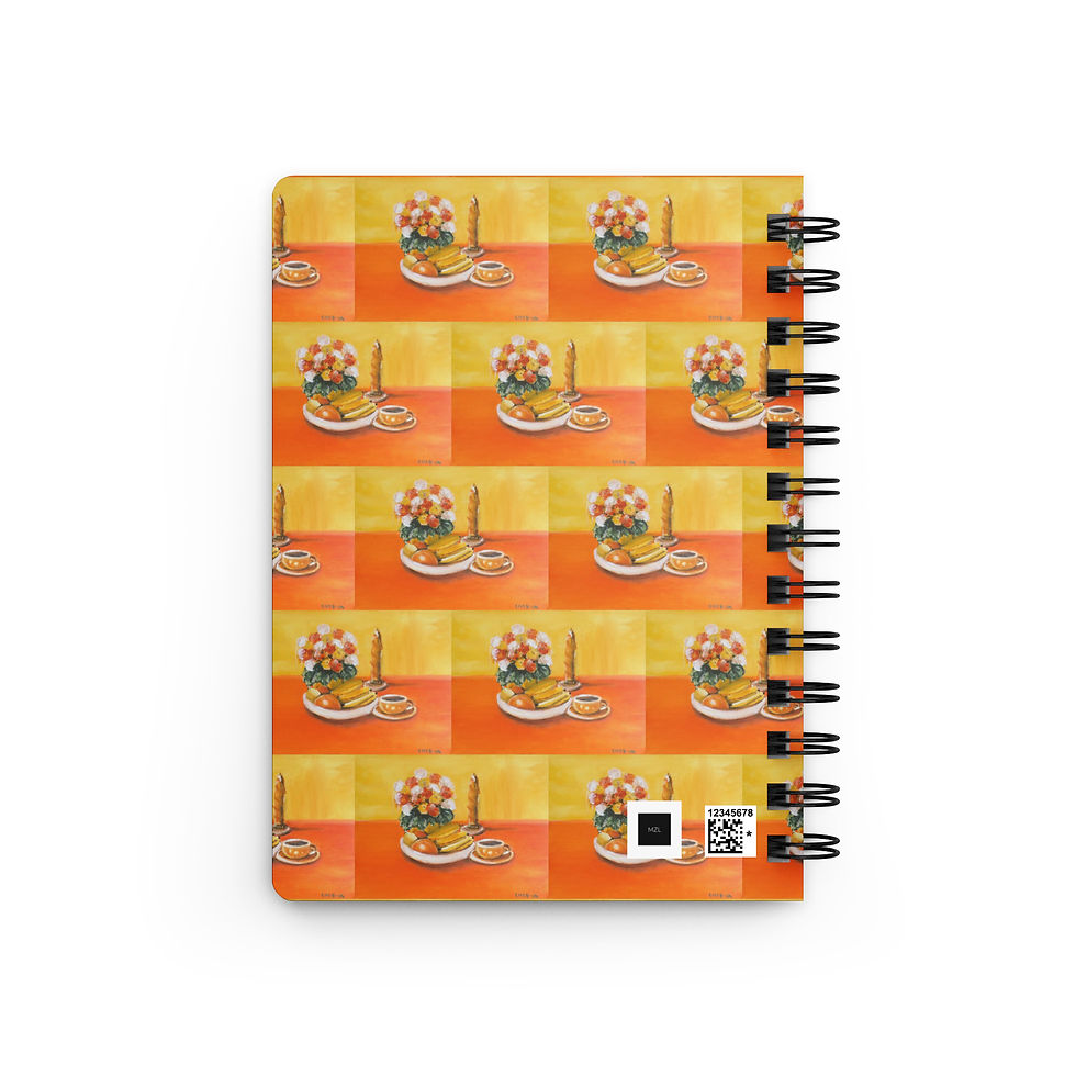 Thumbnail: MZL :: Singaporean Flowers Spiral Bound Journal