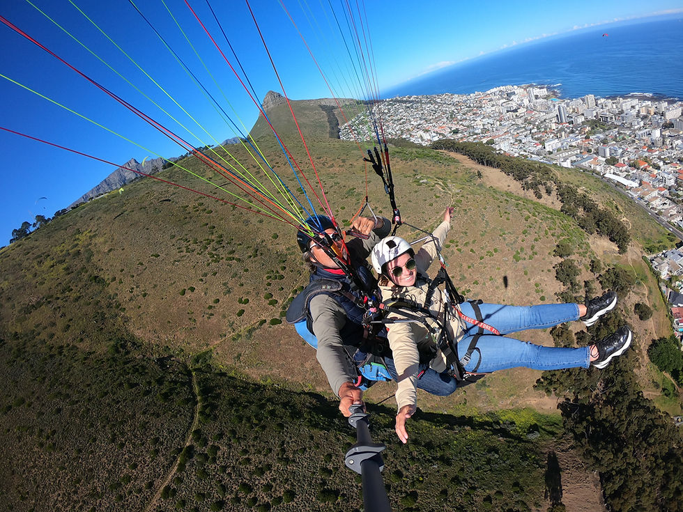 Paragliden vanaf Signal Hill