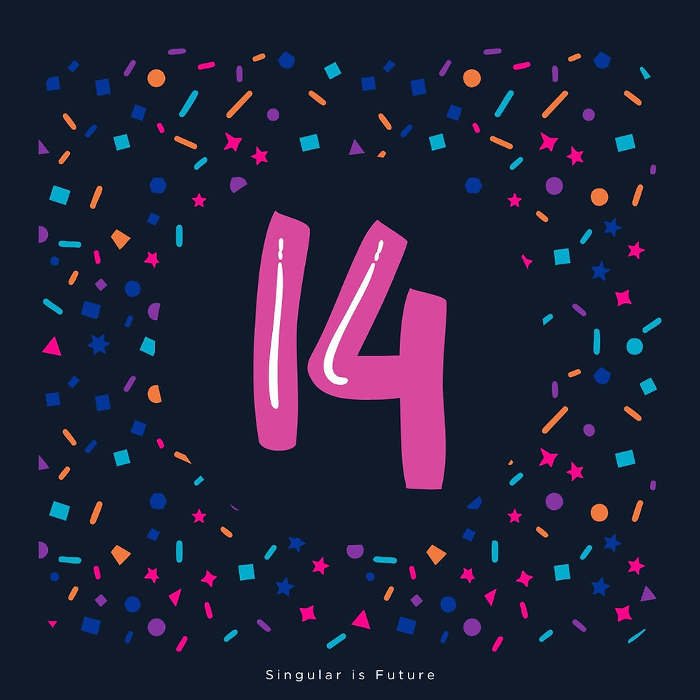 On fête nos 14 ans ! Apéro !