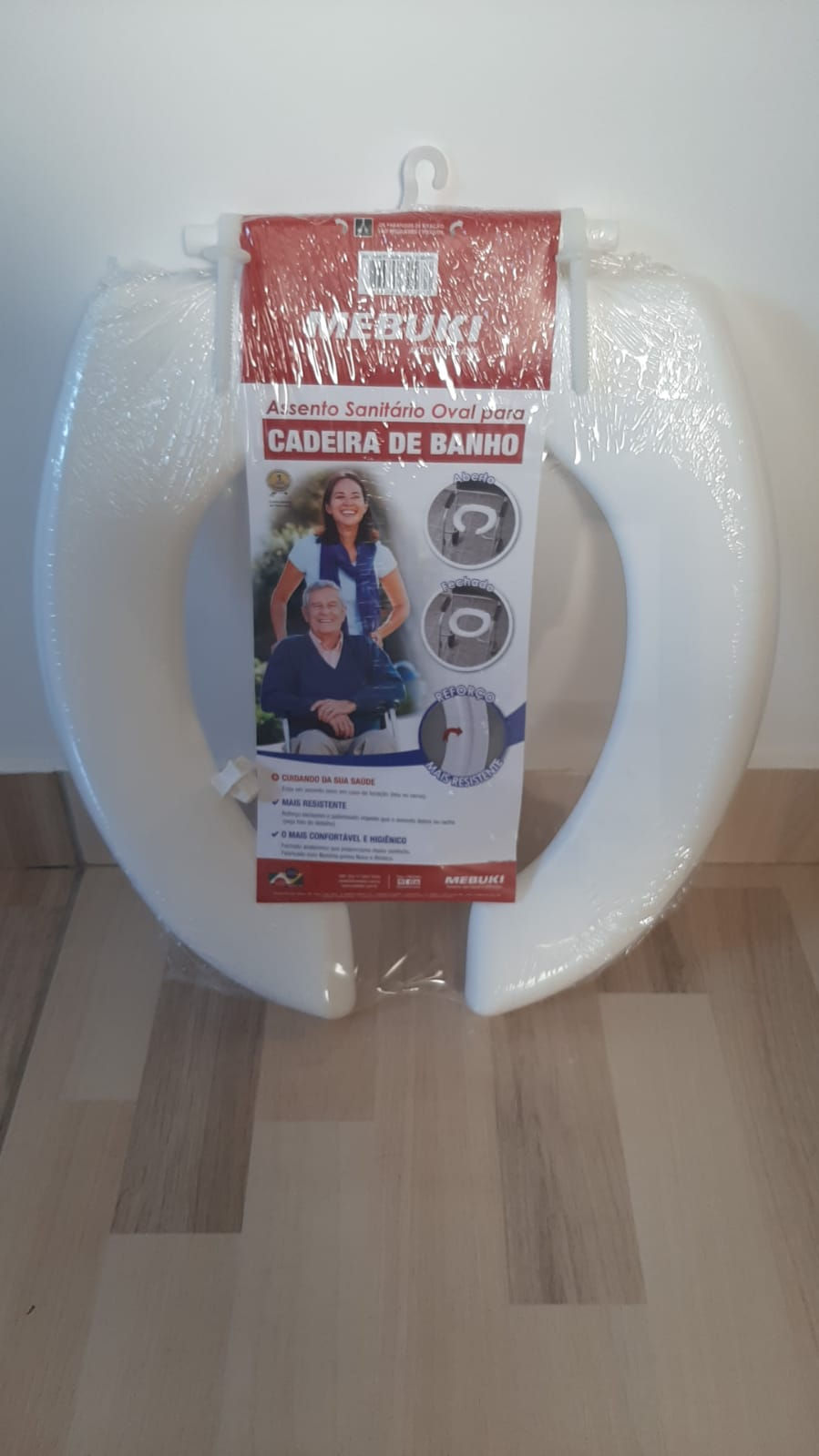 Miniatura: Assento Sanitário Oval Aberto para Cadeira de Banho