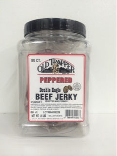 Bulk Oberto  4 1 Jerky - Peppered 80 Ct