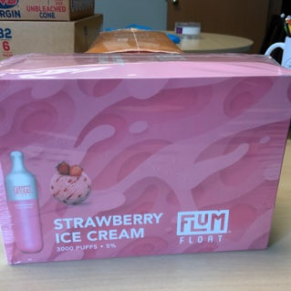 Flum Strawberry Ice Cream 10-1ct