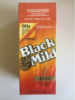C&T Black & Mild Jazz Tips 25ct