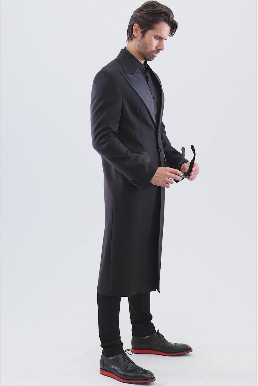 Thumbnail: Fabledrobe Solid Long Coat