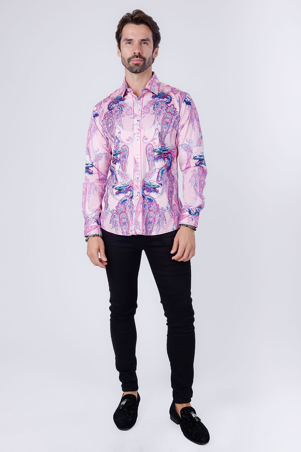 Thumbnail: Breechquilt Rhinestone Long Sleeve Shirt