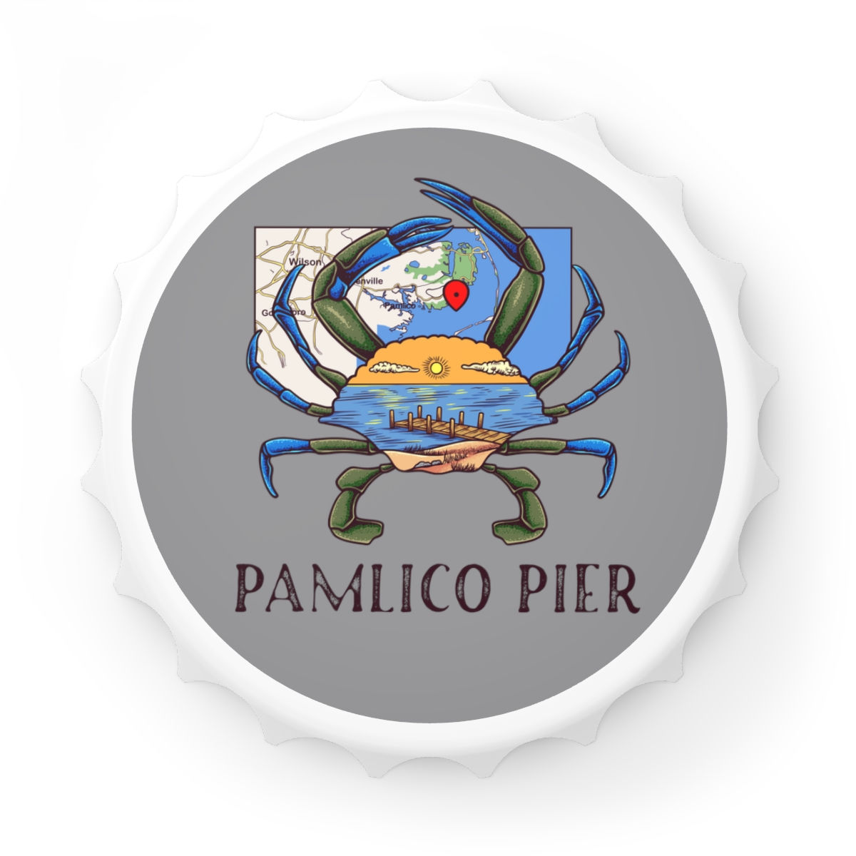 Blue Crab Bottle Opener