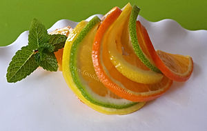 Food decorations / Citrus garnish