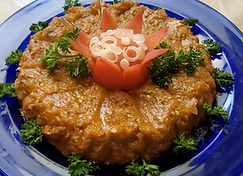 Eggplant fried paste (caviar) Snack, appetizer