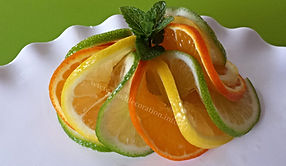 Food decoration / Citrus Garnish