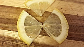 Fruit decorating / lemon garnishing
