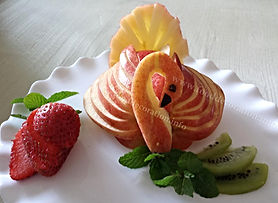 Apple garnish / Food decoration