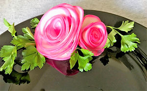 Vegetable decorating / vegetable garnish