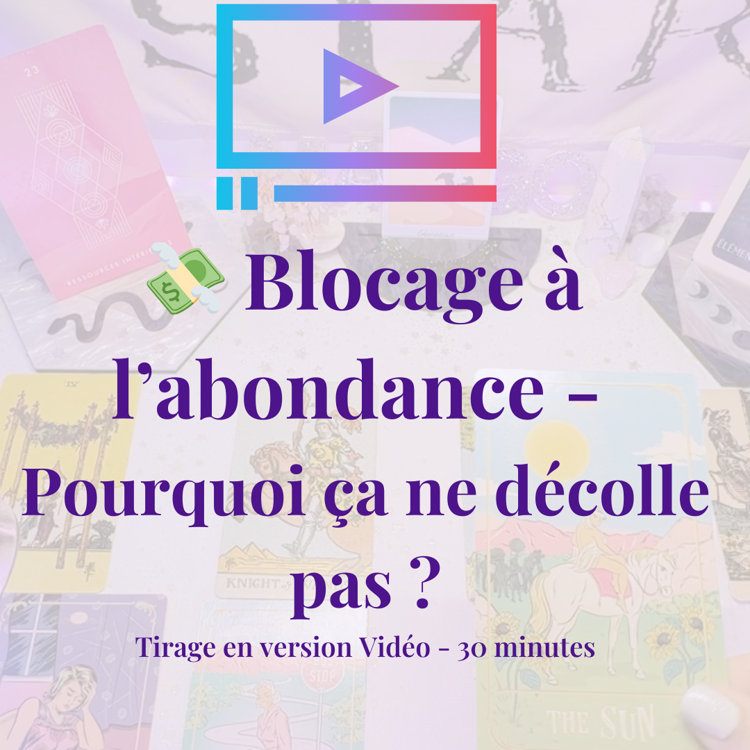 Vidéo 💸 Blocage à l’abondance – Pourquoi ça ne décolle pas ?