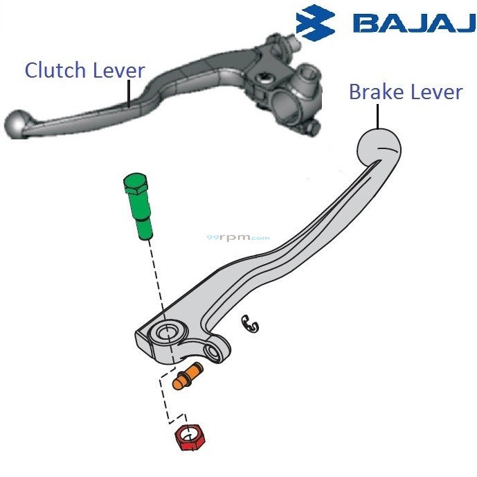 Ns 200 back brake lever price Outlet