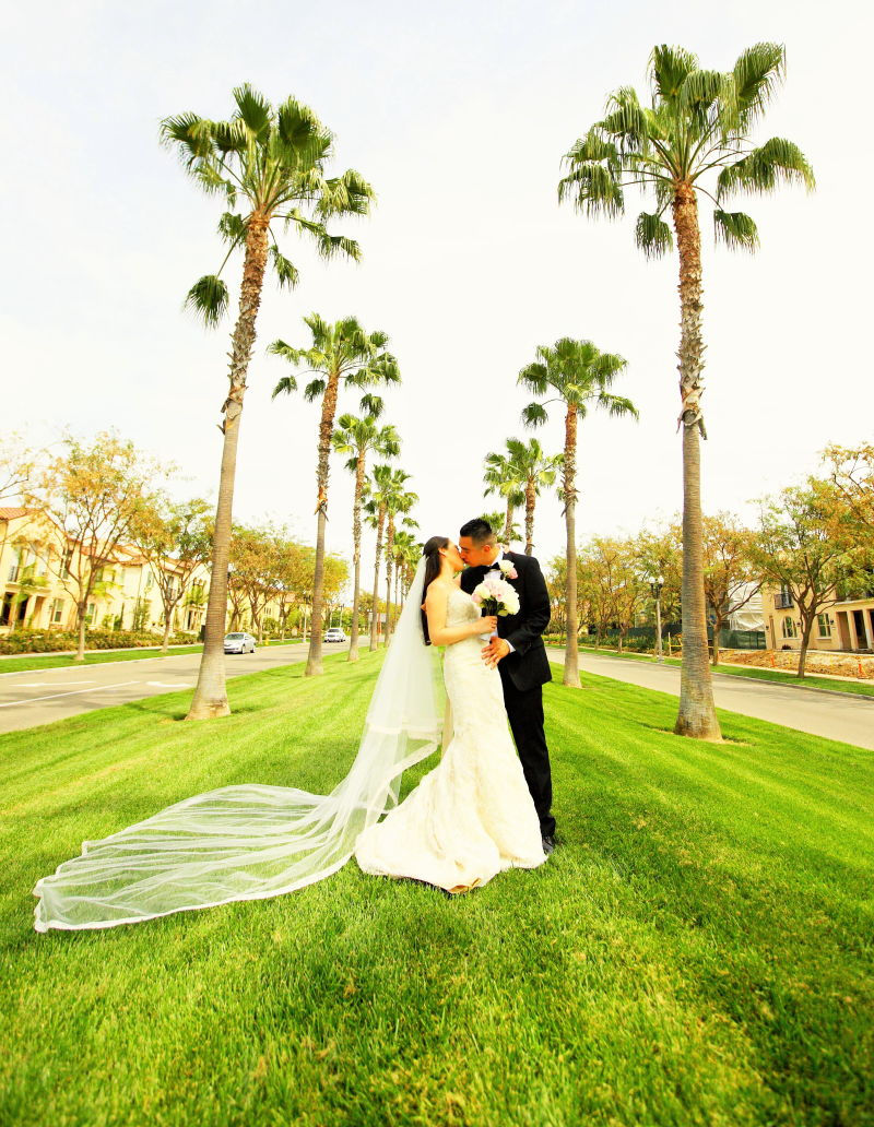 Wedding Kiss in Paradise