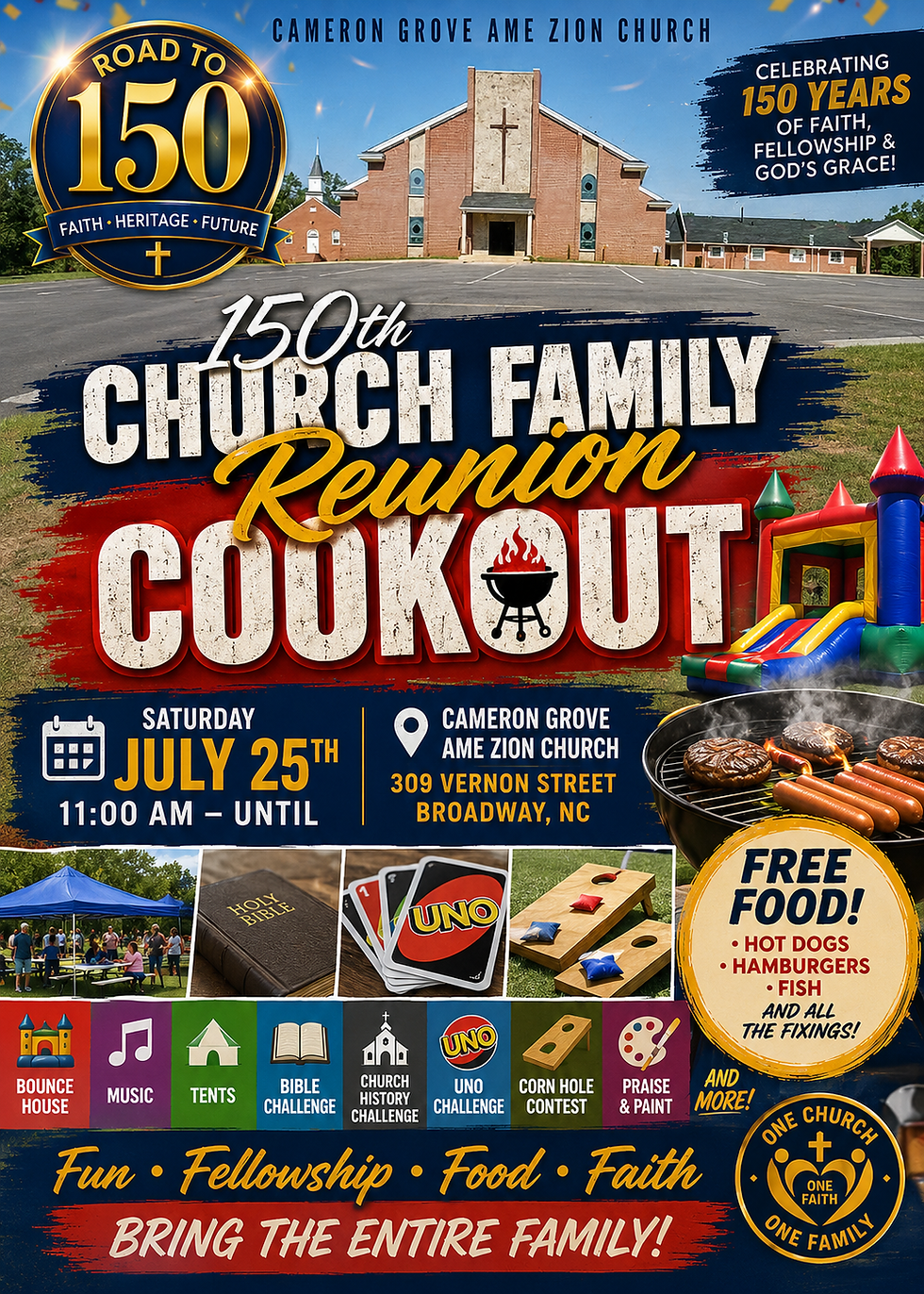 Church Family Reunion Cookout