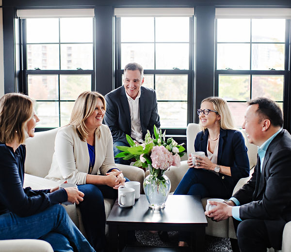 Group picture of five founding members of Alethia