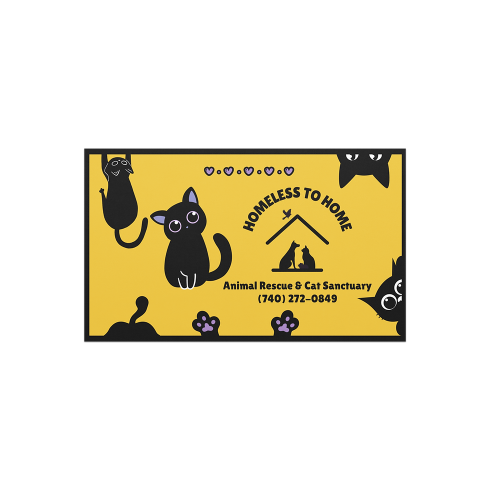 Thumbnail: Yellow Homeless to Home Rescue Support Car Magnet