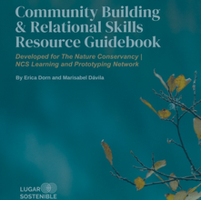 TNC - The Nature Conservancy Entrenamiento en Construcción de Comunidades y Habilidades de Relación para las Redes de Aprendizaje y Prototipado de Soluciones Climáticas Naturales. 