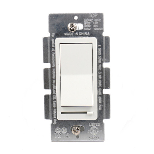 Decora Slide Dimmer LED/CFL/Incandescent 3Way 120V 600W on/off switch
