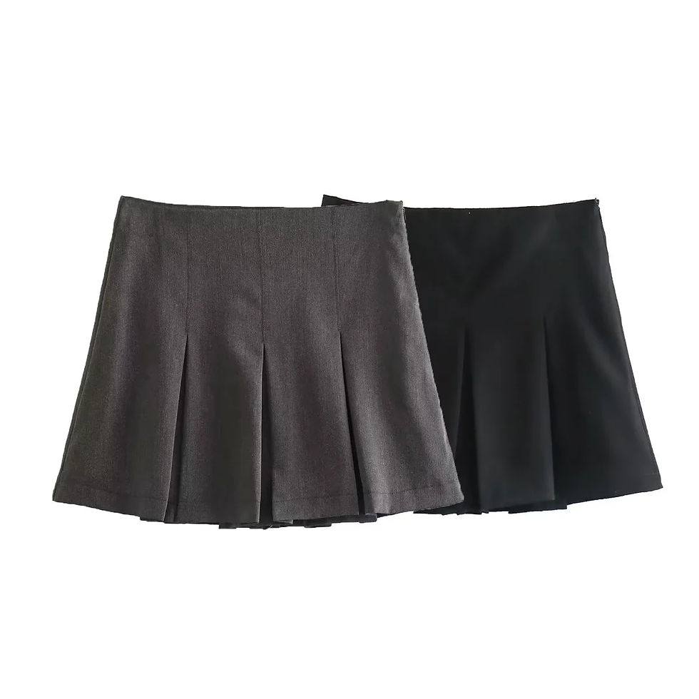 Thumbnail: KONDALA 2026 Spring Summer Women Casual Tierred Mini Skirts Fashion Vintage Vale