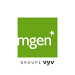 logo de l'entreprise mgen carré vert avec écrit mgen