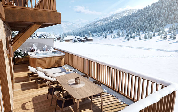 Terrasse Le Chaley 
