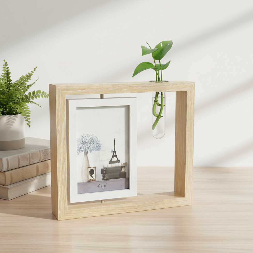 Miniatura: Porta retrato con porta planta