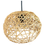 Miniatura: Lampara Esfera Mimbre