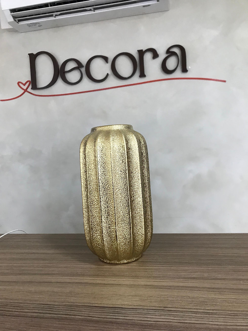 Miniatura: JARRON DORADO ESTRIADO